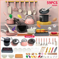 Kit Cozinha Infantil com Panelinhas, Utensílios e Comidinhas | MiniChef