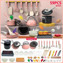 Kit Cozinha Infantil com Panelinhas, Utensílios e Comidinhas | MiniChef