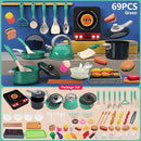 Kit Cozinha Infantil com Panelinhas, Utensílios e Comidinhas | MiniChef