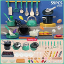 Kit Cozinha Infantil com Panelinhas, Utensílios e Comidinhas | MiniChef