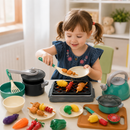 Kit Cozinha Infantil com Panelinhas, Utensílios e Comidinhas | MiniChef