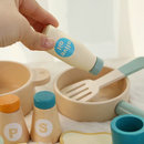 Kit Cozinha Infantil de Madeira com Panelinhas e Utensílios | MiniChef