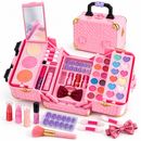 Kit de Maquiagem Infantil com Maleta Portátil e Acessórios