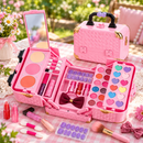 Kit de Maquiagem Infantil com Maleta Portátil e Acessórios