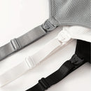 Kit com 3 Sutiãs de Amamentação sem Bojo Canelados com Nervuras Macias