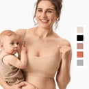 Kit com 3 Sutiãs de Amamentação sem Bojo Canelados com Nervuras Macias