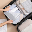 Kit de Bolsas Organizadoras Compressíveis para Viagem