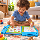 Livro Sonoro Infantil Bilíngue Português e Inglês Sensível ao Toque