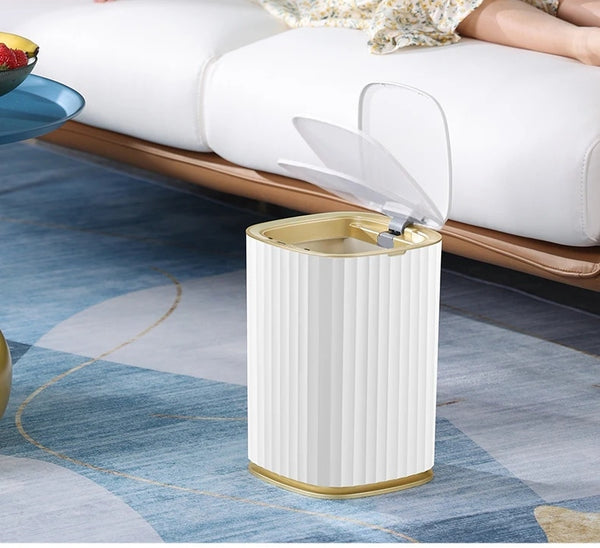 Lixeira Inteligente Automática Impermeável com Sensor