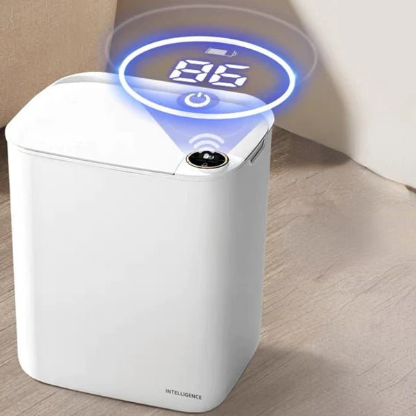 Lixeira Inteligente Automática com Sensor de Movimento Recarregável