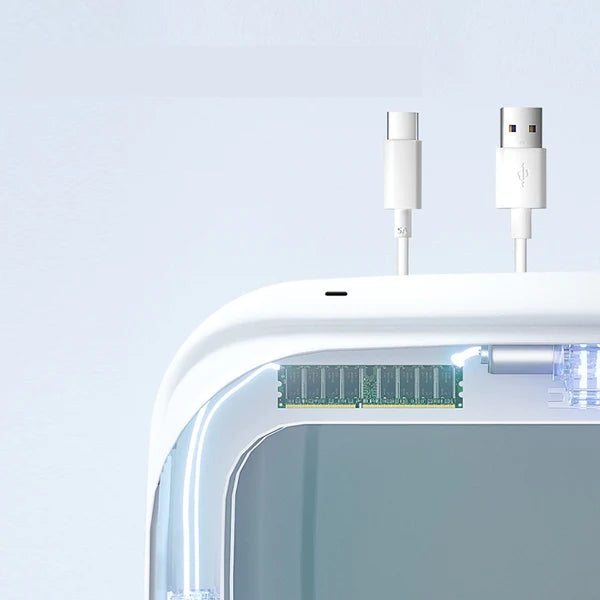 Lixeira Inteligente Automática com Sensor de Movimento Recarregável