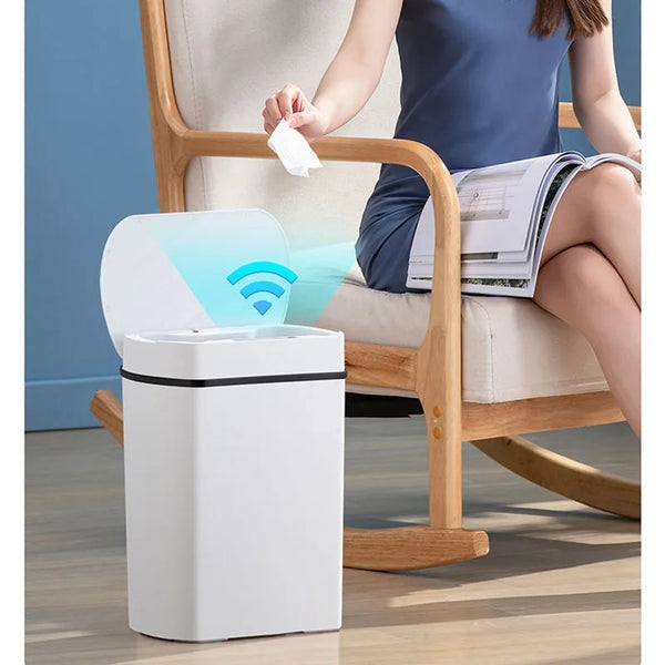 Lixeira Inteligente com Tampa Automática e Sensor de Movimento