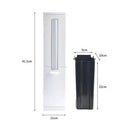 Lixeira Slim Click para Banheiro com Escova para Vaso Sanitário Integrada