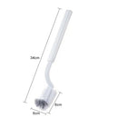 Lixeira Slim Click para Banheiro com Escova para Vaso Sanitário Integrada