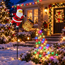 Luminária Solar de Jardim de Papai Noel com Regador