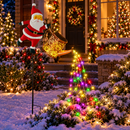Luminária Solar de Jardim de Papai Noel com Regador