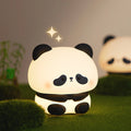 Luminária LED Noturna Panda Preguiçoso em Silicone