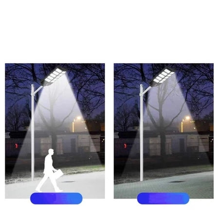 Luminária Solar LED de Parede e Poste para Iluminação Externa Impermeável