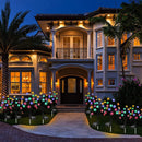 Luminária Solar de Flores para Jardim Impermeável - BloomGlow