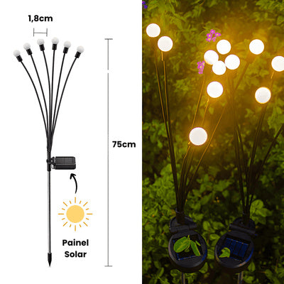 Luminária Solar para Jardim Vagalume Impermeavel - GlowGarden