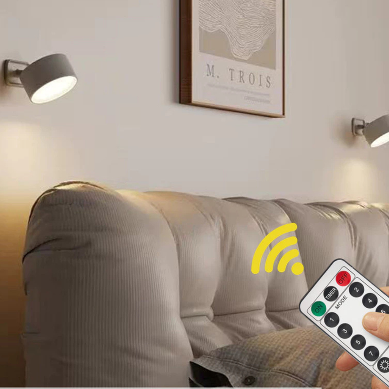 Luminária de Parede Recarregável 3M Spot com Luz Direcionável Ajustável