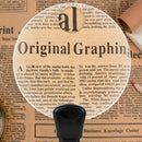 Lupa de Pescoço com Suporte de Mesa para Leitura e Artesanato - Aumento 3x/10x