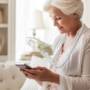 Lupa de Pescoço com Suporte de Mesa para Leitura e Artesanato - Aumento 3x/10x