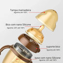 Mamadeira de Silicone Anti-Asfixia e Anti Cólica - Livre de BPA