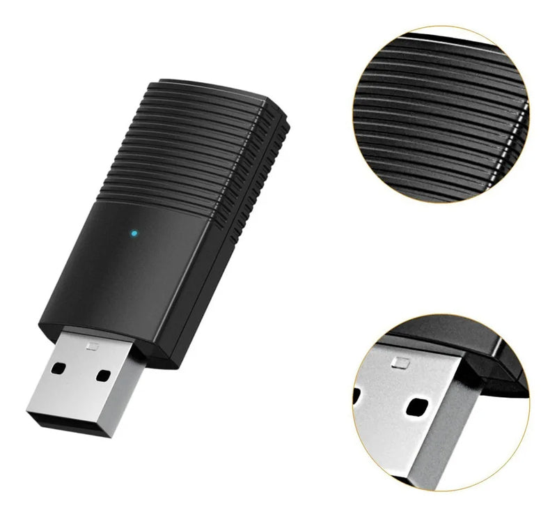 Mini Adaptador Sem Fio CarPlay/Android Auto para Multimídia Automotiva