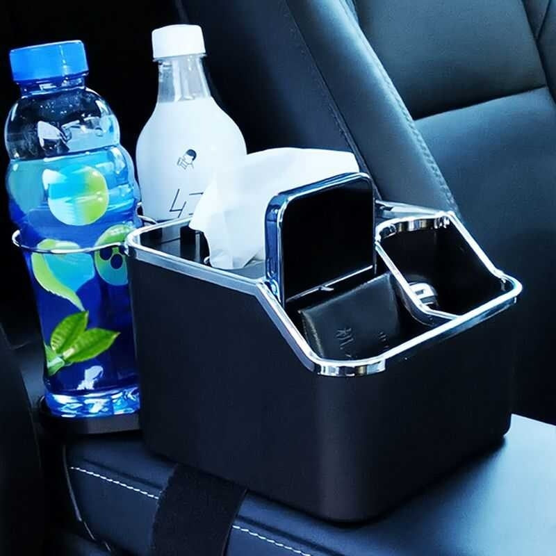 Mini Caixa Multiuso para Apoio de Braço Automotivo