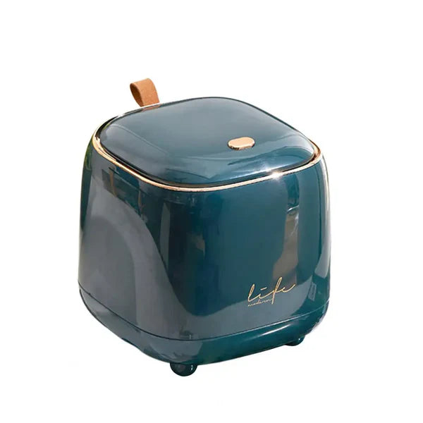 Mini Lixeira Decorativa com Tampa Press