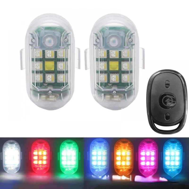 Mini Luz de LED Automotiva Anti Colisão com Controle Remoto - Compre 1 e Leve 2