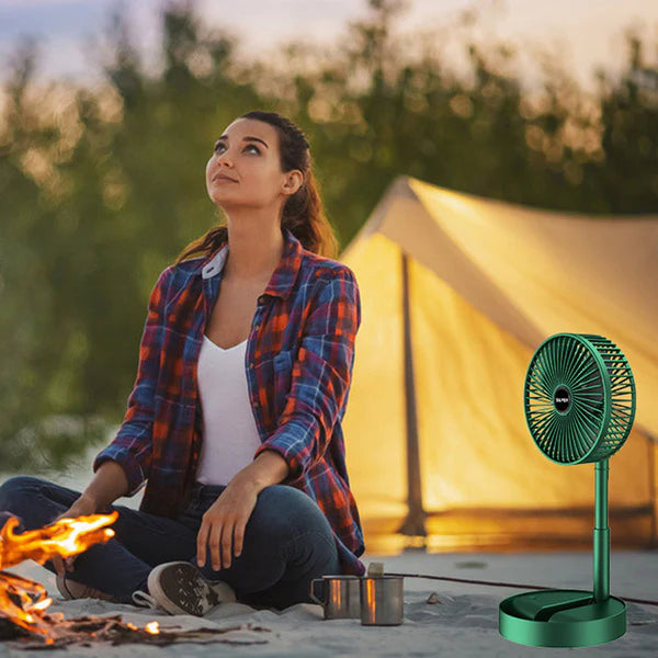 Mini Ventilador Dobrável Silencioso - BreezeFold