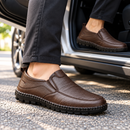Mocassim Masculino de Couro Casual Antiderrapante