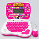 Notebook de Brinquedo Infantil com Mouse e Atividades Educativas