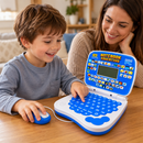 Notebook de Brinquedo Infantil com Mouse e Atividades Educativas