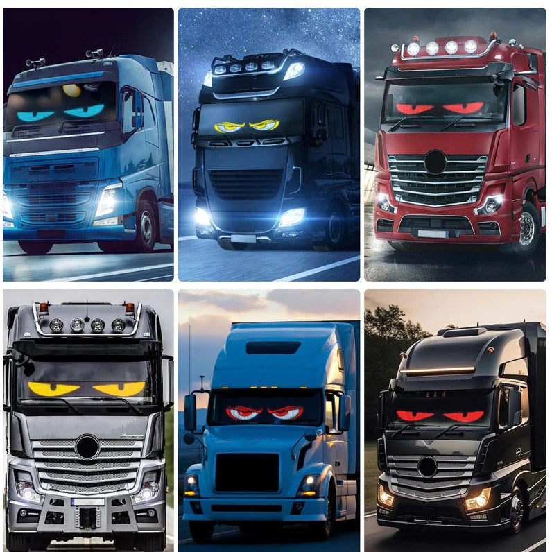 Painel de LED Flexível Automotivo para Carros e Caminhões com Controle por App