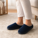 Pantufa Peluciada Fechada com Solado Antiderrapante
