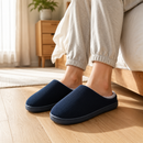 Pantufa Peluciada Fechada com Solado Antiderrapante