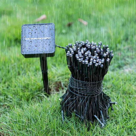 Pisca Pisca LED Solar para Jardim e Área Externa