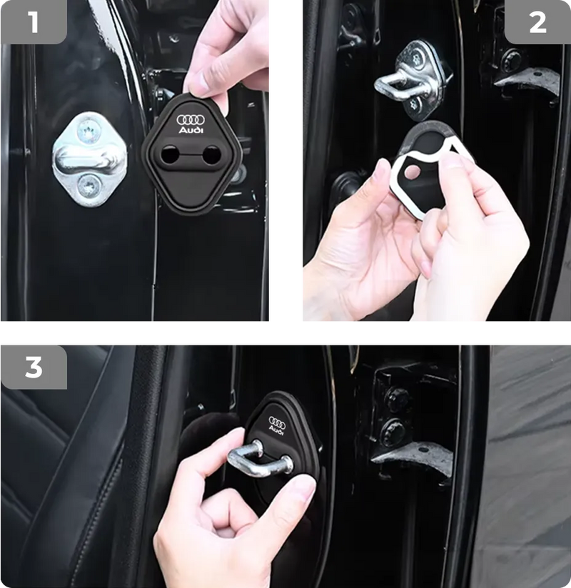 Protetor de Trava de Porta Automotivo em Silicone Personalizado - Compre 2 e Leve 4