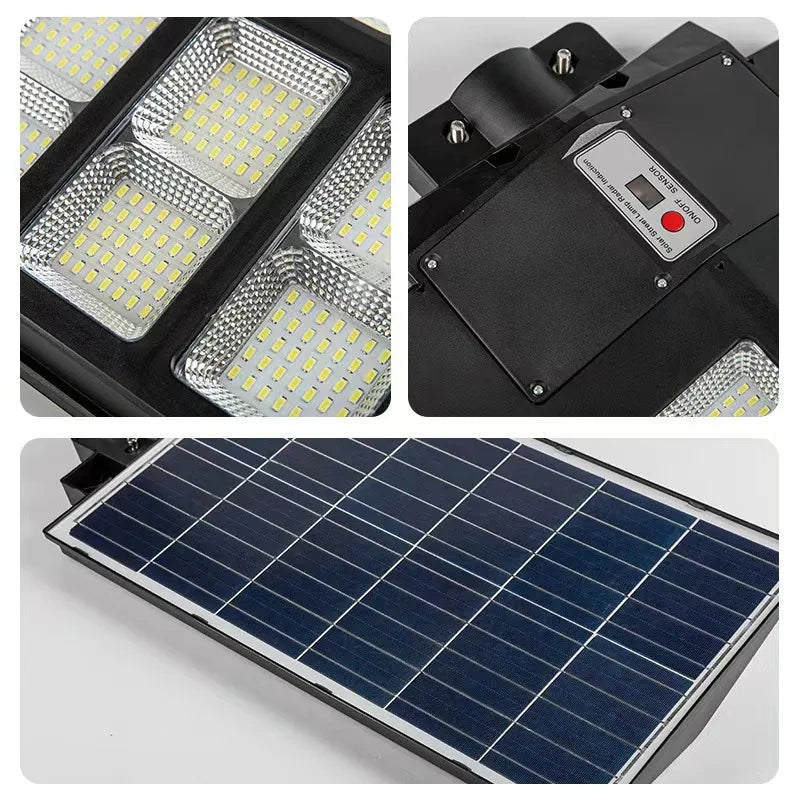 Refletor Solar LED 100W com Sensor de Presença à Prova D’Água