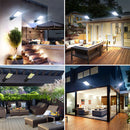 Refletor Solar LED Inteligente para Parede ou Poste