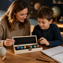 Sistema Solar Decorativo com 9 Planetas em Cristal