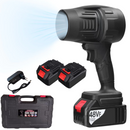 Soprador de Folhas e Poeira Turbo Portátil 48V Recarregável com 2 Baterias – Alta Pressão e Potência