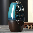 Suporte de Incenso Cascata de Cerâmica + Brinde