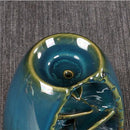 Suporte de Incenso Cascata de Cerâmica + Brinde