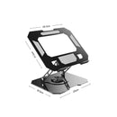Suporte de Mesa para Laptop Ajustável  360° de Alumínio - FlexDesk