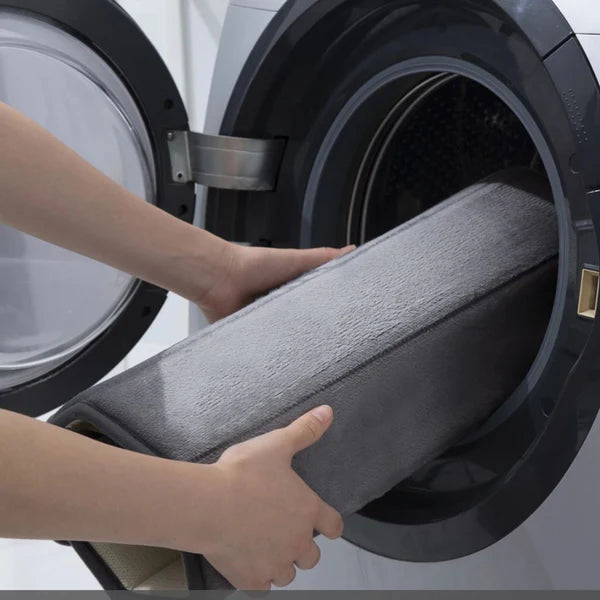 Tapete de Banheiro Absorvente Antiderrapante de Secagem Rápida