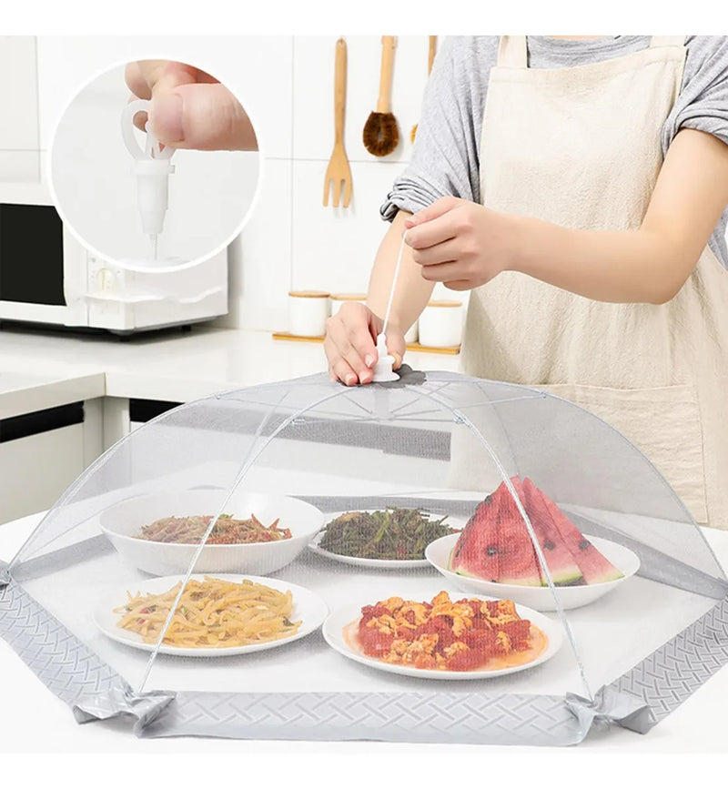 Tela Protetora de Alimentos Dobrável Antimoscas